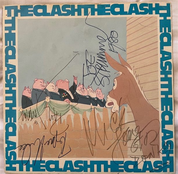 The Clash Group Signed “English Civil War” 7” Record (4 Sigs) (Roger Epperson/REAL)