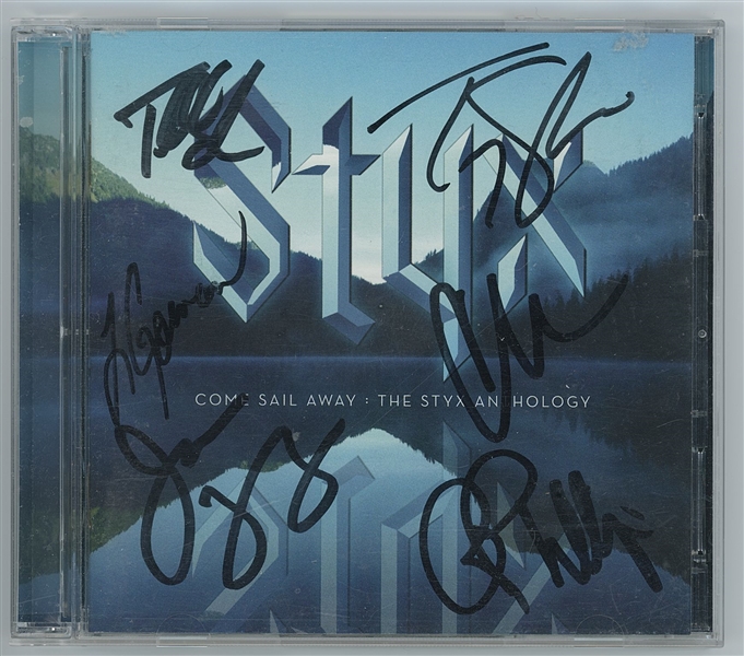 Styx Group Signed CD (6 Sigs) (Beckett/BAS Guaranteed) 
