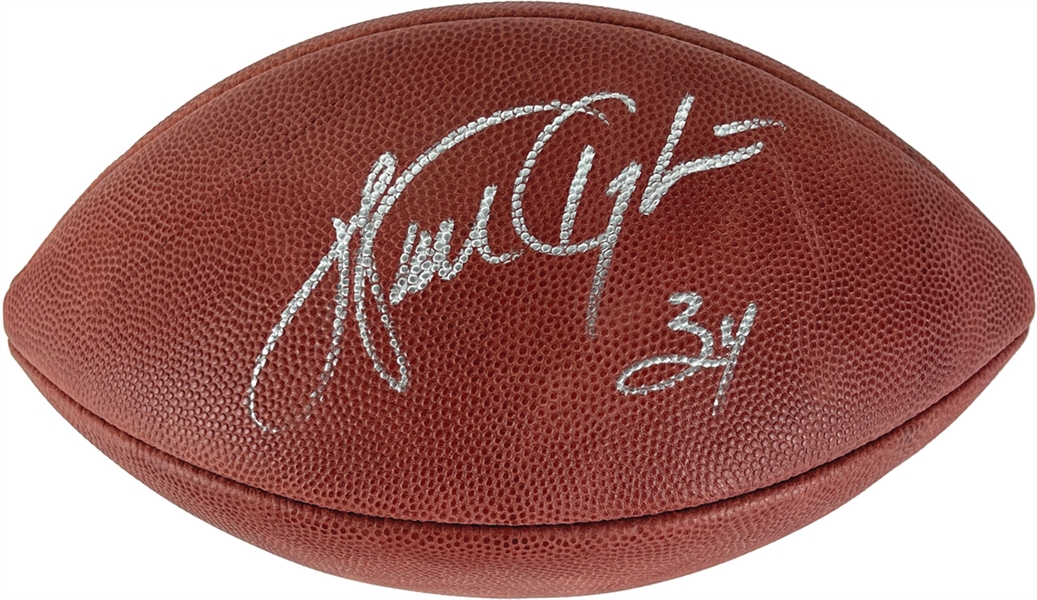Walter Payton Signed NFL Leather Game Model Football (Steve Grad Autograph Collection)(Beckett/BAS LOA)