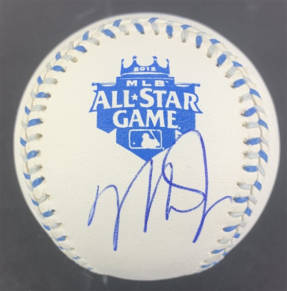 Mike Trout Signed Rookie 2012 All-Star OML Baseball (PSA/DNA)