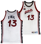 Shaquille ONeal Signed Team-Issued Team USA Dream Team II Jersey - From Shaqs Personal Collection (Shaq LOA & Beckett/BAS)