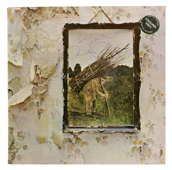 Led Zeppelin: Robert Plant Autographed Led Zeppelin IV Album (UK) (Tracks COA) 