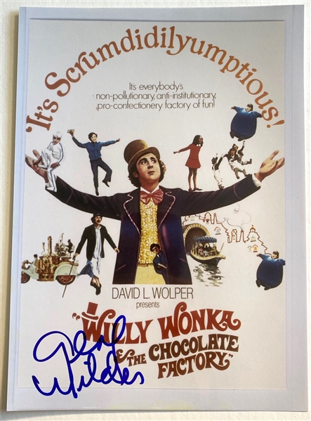 Charlie & The Chocolate Factory: Gene Wilder In-Person Signed 8” x 10” Photo (JSA Cert) 