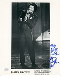James Brown In-Person Signed 8” x 10” Promo Photo (John Brennan Collection) (JSA Authentication)