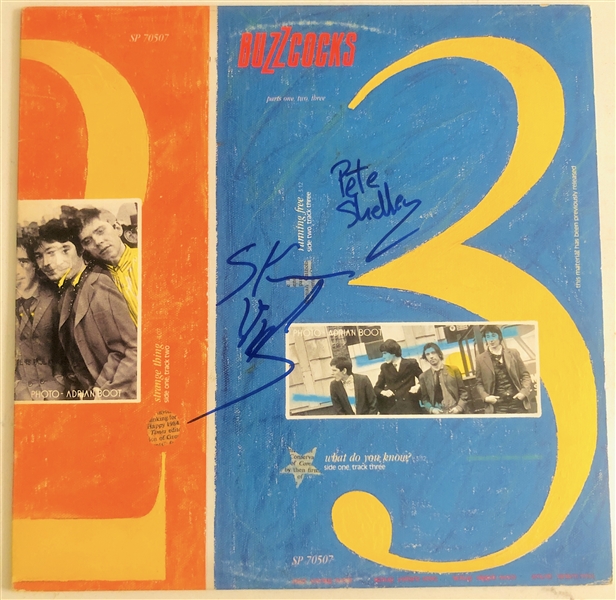 Buzzcocks Group Signed “Parts One, Two, Three” Record Album LP (2 sigs) (John Brennan Collection) (BAS Authentication)