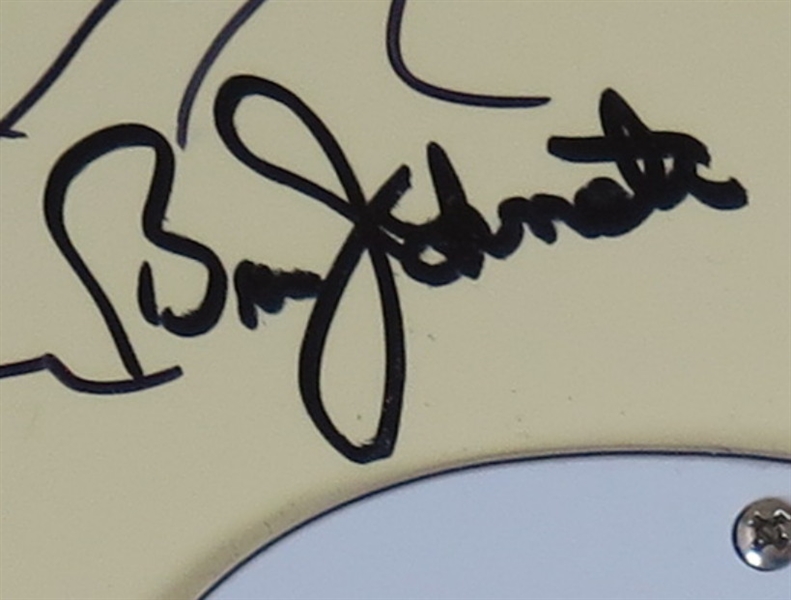 The Beach Boys Group Signed Fender Squier Stratocaster Guitar by 5 Members (JSA LOA)