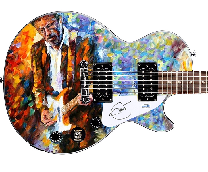 Eric Clapton Gibson Epiphone Les Paul Graphics Guitar With Autograph (ACOA)