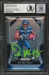 DK Metcalf Signed 2019 Panini Prizm Rookie Card with GEM MINT 10 Autograph! (Beckett/BAS Encapsulated)