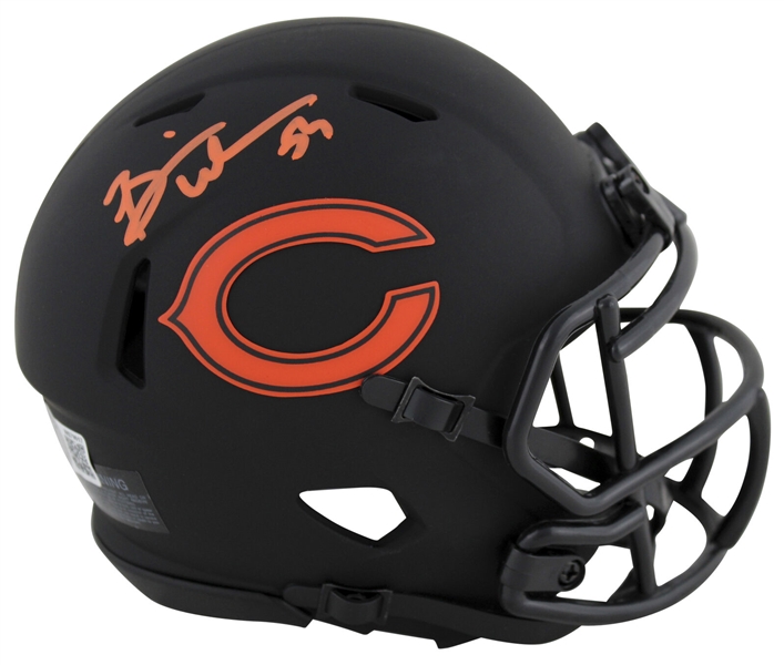 Brian Urlacher Signed Chicago Bears Eclipse Speed Mini Helmet (Beckett/BAS Witnessed)
