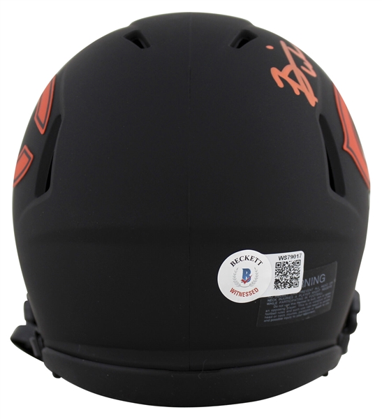 Brian Urlacher Signed Chicago Bears Eclipse Speed Mini Helmet (Beckett/BAS Witnessed)