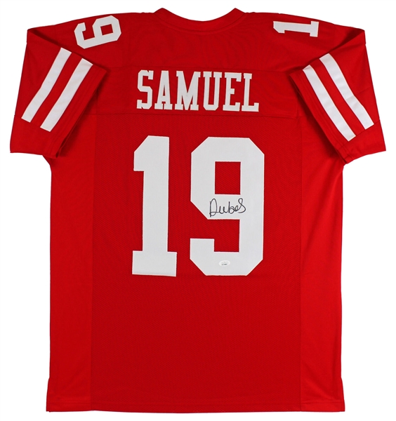 Deebo Samuel Signed 49ers Home Style Football Jersey (JSA Witnessed)