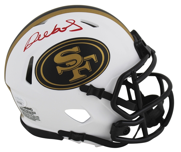 Deebo Samuel Signed 49ers Lunar Speed Mini Helmet (Beckett/BAS Witnessed)