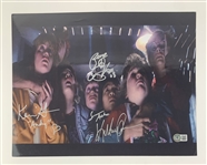 The Goonies: Cast Signed 11 x 14 Photo (4 Sigs)(Beckett/BAS LOA)(Steve Grad Autograph Collection)