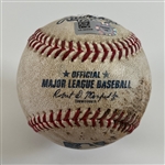 Mookie Betts Game Used & Signed OML Baseball :: 4-29-2022 vs. Tigers (PSA/DNA COA & MLB Authentication)
