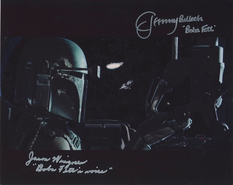 Lot Detail Star Wars Boba Fett Jeremy Bulloch And Jason Wingreen Dual Signed Original Trilogy 7213