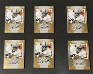 Lot of Six (6) Floyd Little Signed 2011 Ltd. Ed. Upper Deck Exquisite Trading Cards (Third Party Guaranteed)