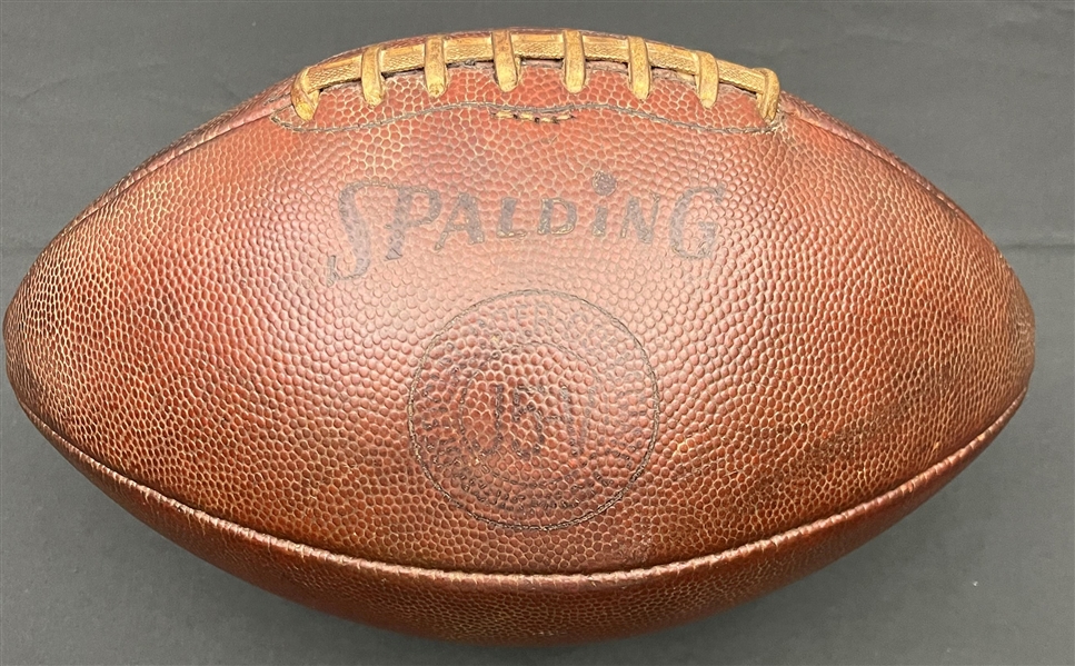 Jim Brown Presentational Game Ball from His Final Game at Syracuse!