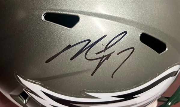 Michael Vick Signed Eagles Flash Alt Helmet (JSA COA)