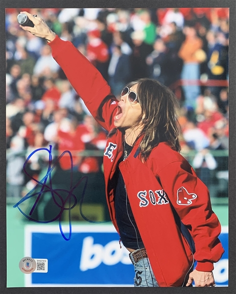 Aerosmith: Steven Tyler Signed 8" x 10" Color Photograph (Beckett/BAS)(JSA)