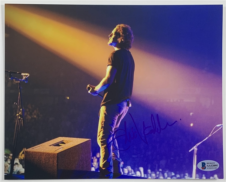 Pearl Jam: Eddie Vedder Signed 8" x 10" Photo (Beckett/BAS)