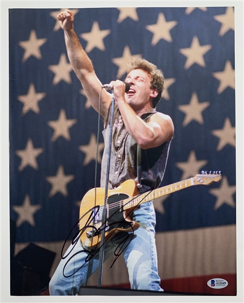 Bruce Springsteen Signed 11" x 14" Color Photo (Beckett/BAS)