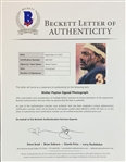 Walter Payton Signed 8 x 10 Photograph (Beckett/BAS LOA)