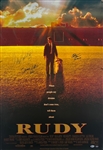 Rudy: Multi-Signed Original Full Size Poster (3 Sigs)(Beckett/BAS LOA)