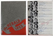 Elvis Presley Amazing Signed 1953 High School Yearbook from Senior Year! (Beckett/BAS LOA)