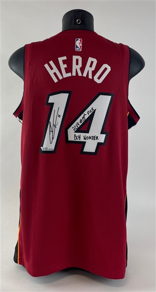 Tyler Herro Signed Limited Edition Miami Heat Jersey with Multiple Inscriptions (Fanatics COA)