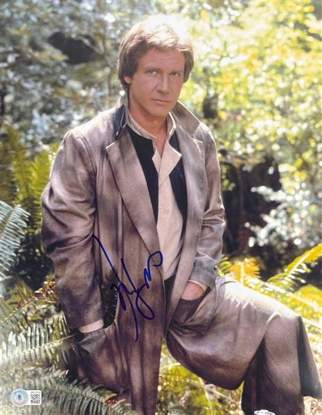 Harrison Ford Signed 11" x 14" Color Photo (Beckett/BAS)