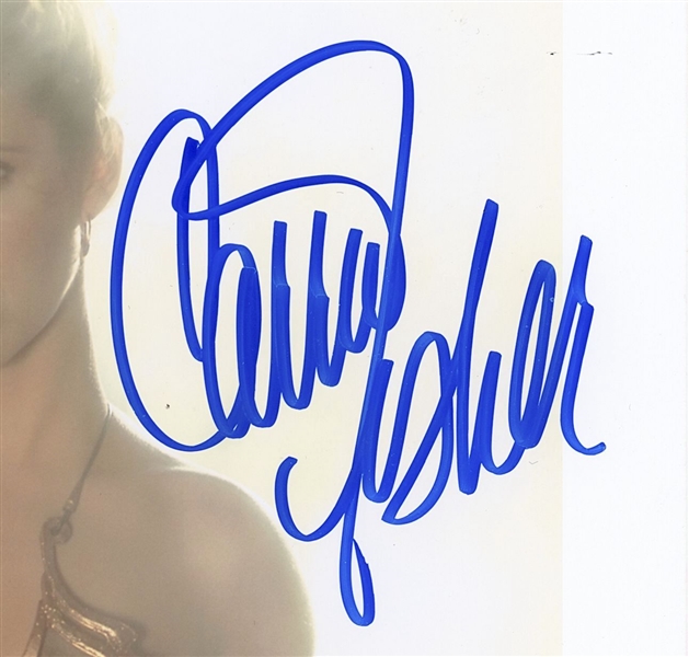 Star Wars: Carrie Fisher Signed 8” x 10” “Slave Leia” Photo from “Return of the Jedi” (Third Party Guaranteed)