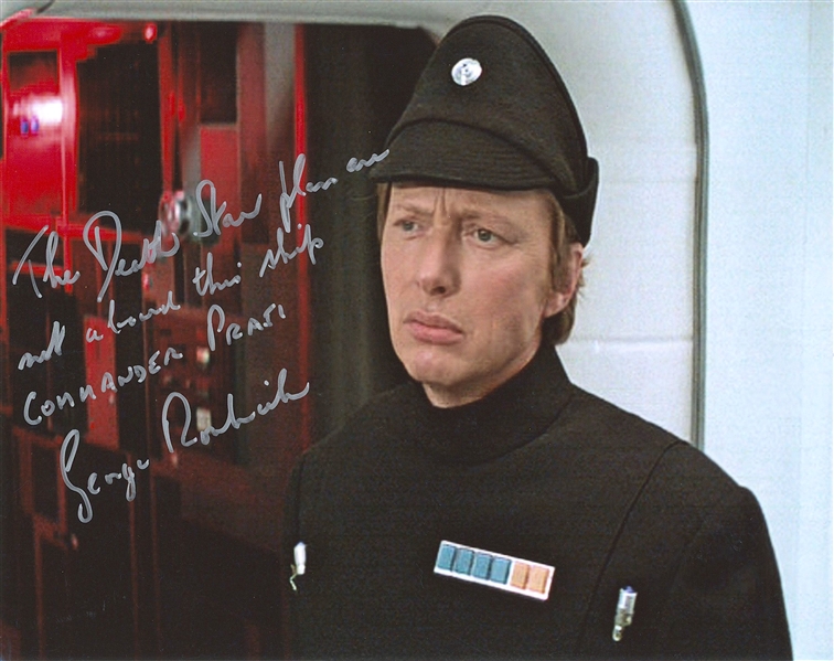 Star Wars: George Roubicek “Commander Praji” Signed 10” x 8” Photo from “The Empire Strikes Back” (Third Party Guaranteed)
