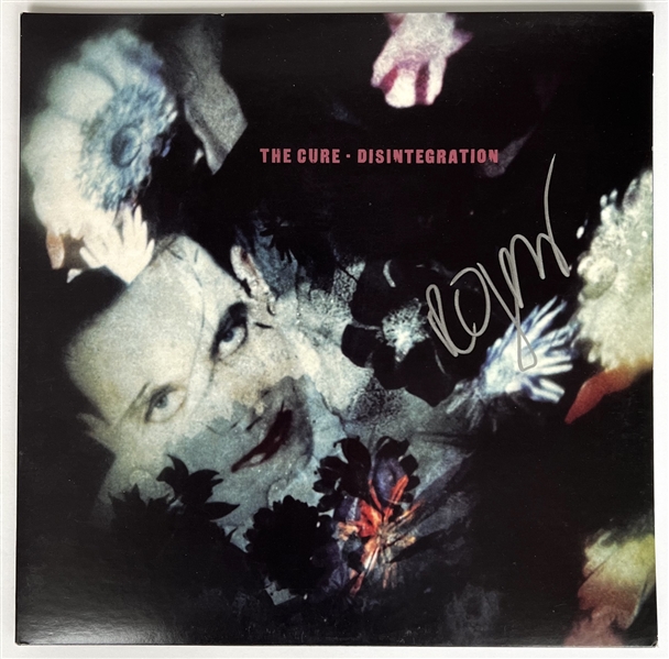 The Cure: Robert Smith In-Person Signed “Disintegration” Album Record (JSA Authentication)