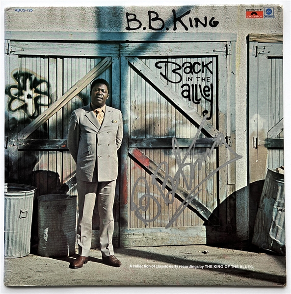 B.B. King In-Person Signed “Back in the Alley” Album Record (JSA Authentication)