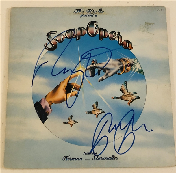 The Kinks Dual-Signed "Soap Opera" Album Record (2 Sigs) (John Brennan Collection) (Beckett Authentication)