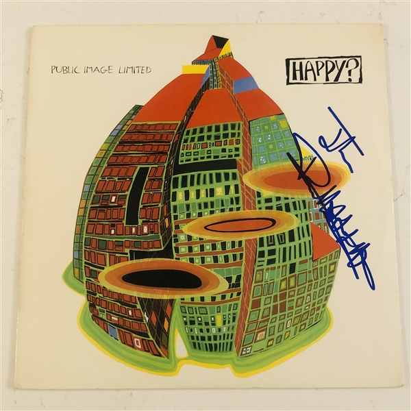 Sex Pistols: Johnny Rotten In-Person Signed "Happy" Album Record (John Brennan Collection) (Beckett Authentication)