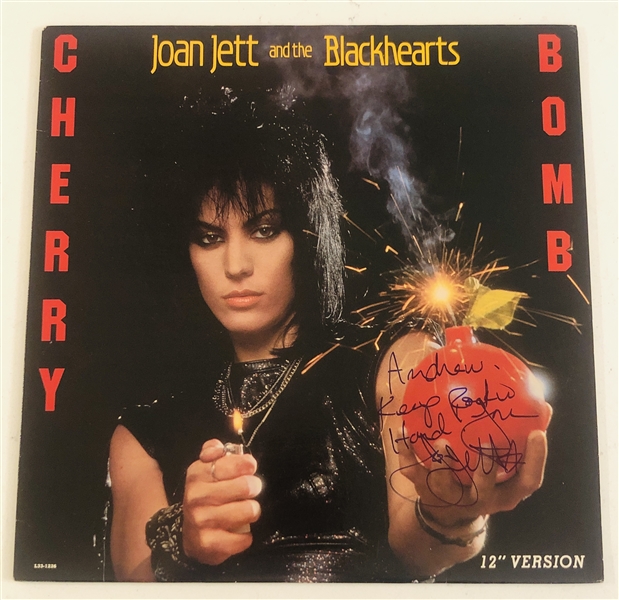 Joan Jett Signed Cherry Bomb Album Record (John Brennan Collection) (Beckett Authentication)