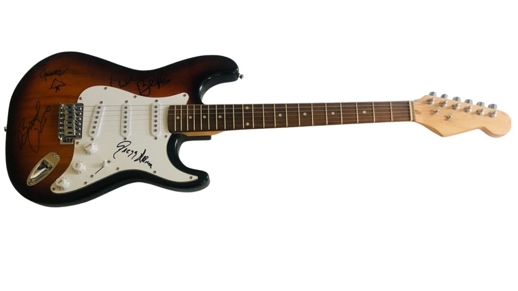 The Allman Brothers In-Person Group Signed Stratocaster-Style Guitar (4 Sigs) (John Brennan Collection) (Beckett Authentication) 
