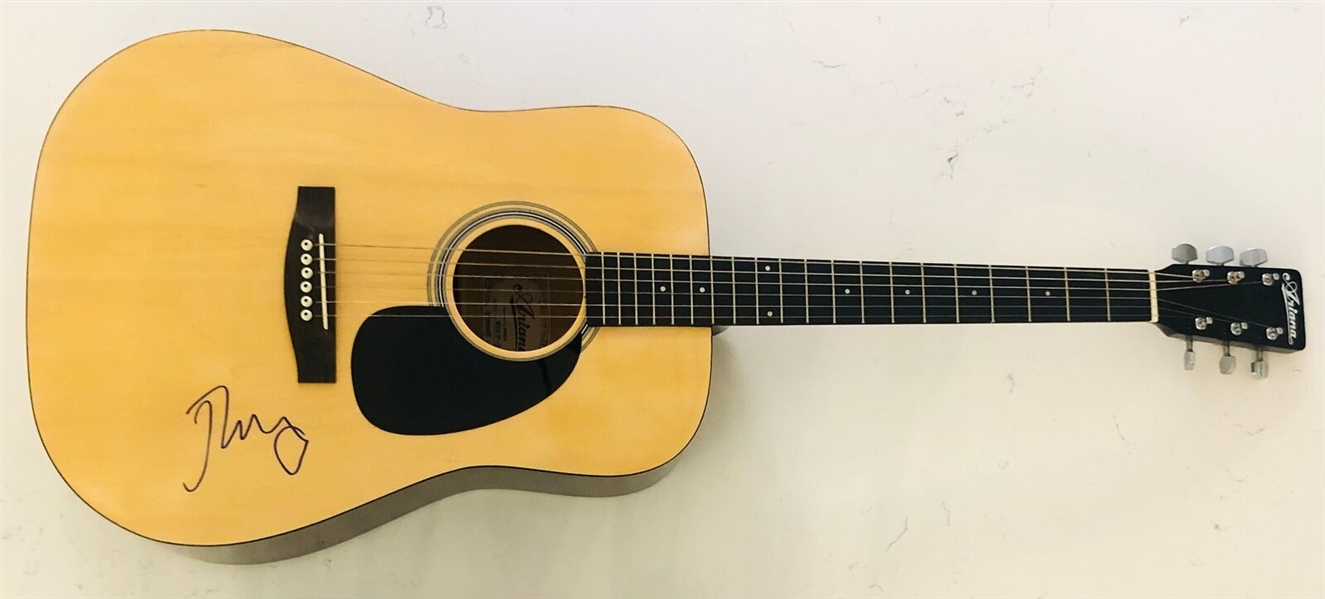 John Mellencamp In-Person Signed Acoustic Guitar (John Brennan Collection) (JSA Authentication)
