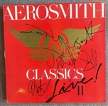 Aerosmith Group Signed “Classics Live II” Album Record (5 Sigs) (Third Party Guaranteed)