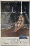 Star Wars: Harrison Ford Signed "A New Hope" Original 1977 Style A Full Sized Movie Poster (Beckett/BAS LOA)