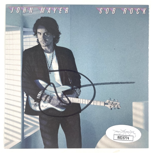 John Mayer Signed "Sob Rock" CD Insert (JSA)