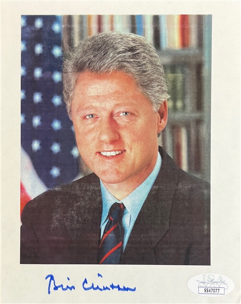 President Bill Clinton Signed 5" x 7" Photo Print (JSA LOA)