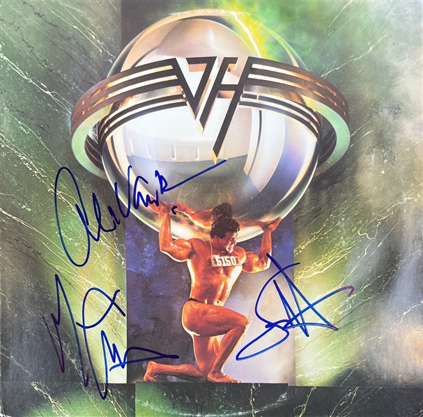 Van Halen: Multi Signed "5150" Album Cover  (3 Sigs)(Third Party Guaranteed)