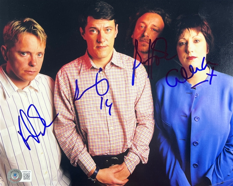 New Order: Group Signed 8" x 10" Color Photograph (4 Sigs)(Beckett/BAS)
