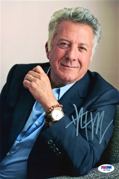 Dustin Hoffman Signed 7.5" x 11" Color Photo (PSA/DNA)