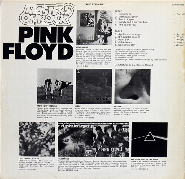 Pink Floyd: Rogers Waters & Nick Mason Signed Masters of Rock Record Album (Beckett/BAS LOA)