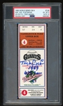 Tony LaRussa Signed 1989 World Series Game 4 Ticket Stub w/ Gem Mint 10 Auto! (PSA/DNA)