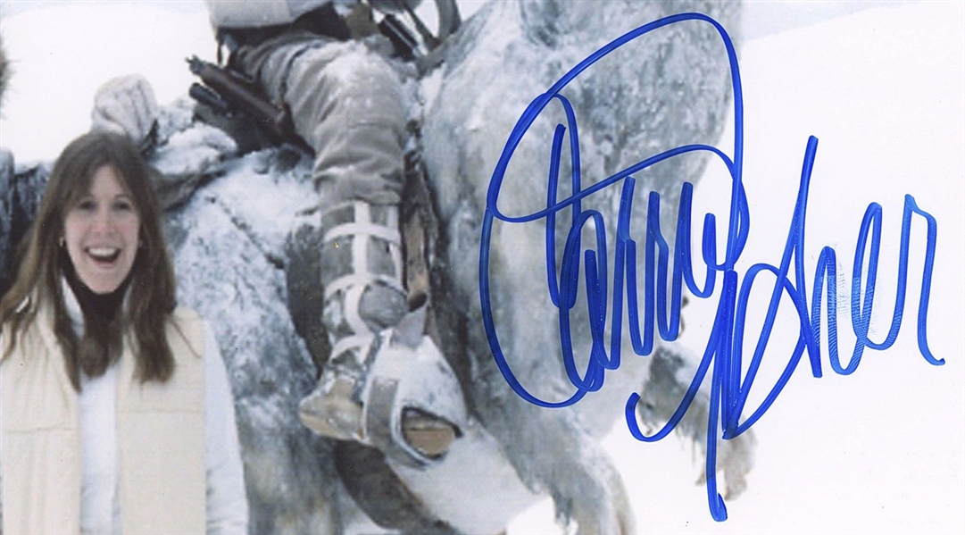 Star Wars: Fisher, Ford & Hamill Signed 10” x 8” Photo from “The Empire Strikes Back” (Third Party Guaranteed)