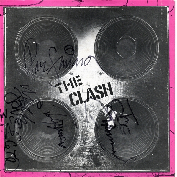 The Clash Fully Group Signed “Complete Control” 12" Vinyl (4 Sigs) (Third Party Guaranteed)